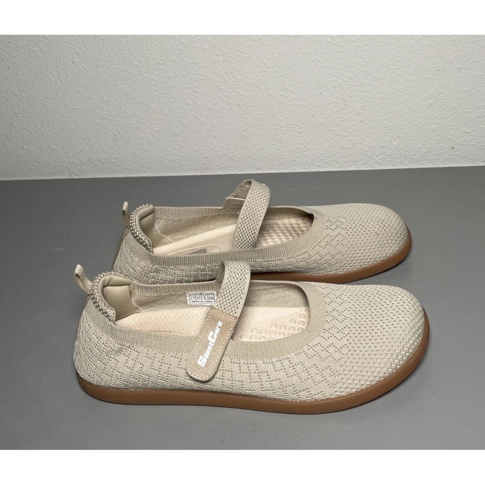 SILENTCARE Women's Barefoot Ballet Flats Wide Toe Box Mary Jane Shoes